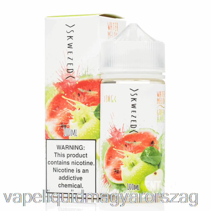 Görögdinnye Zöld Alma - Skwezed - 100 Ml 3 Mg Vape E Cigi